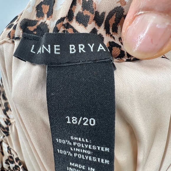 Lane Bryant leopard print pleated skirt size 18/20 - Picture 5 of 8